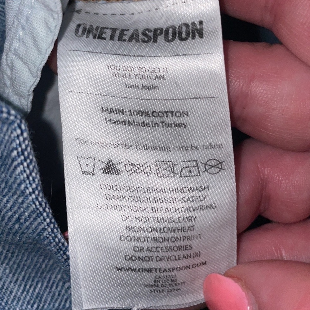 SOLD! ONE TEASPOON Mid Waist Bandit Shorts 25W 22964 NWT - Picture 11 of 12